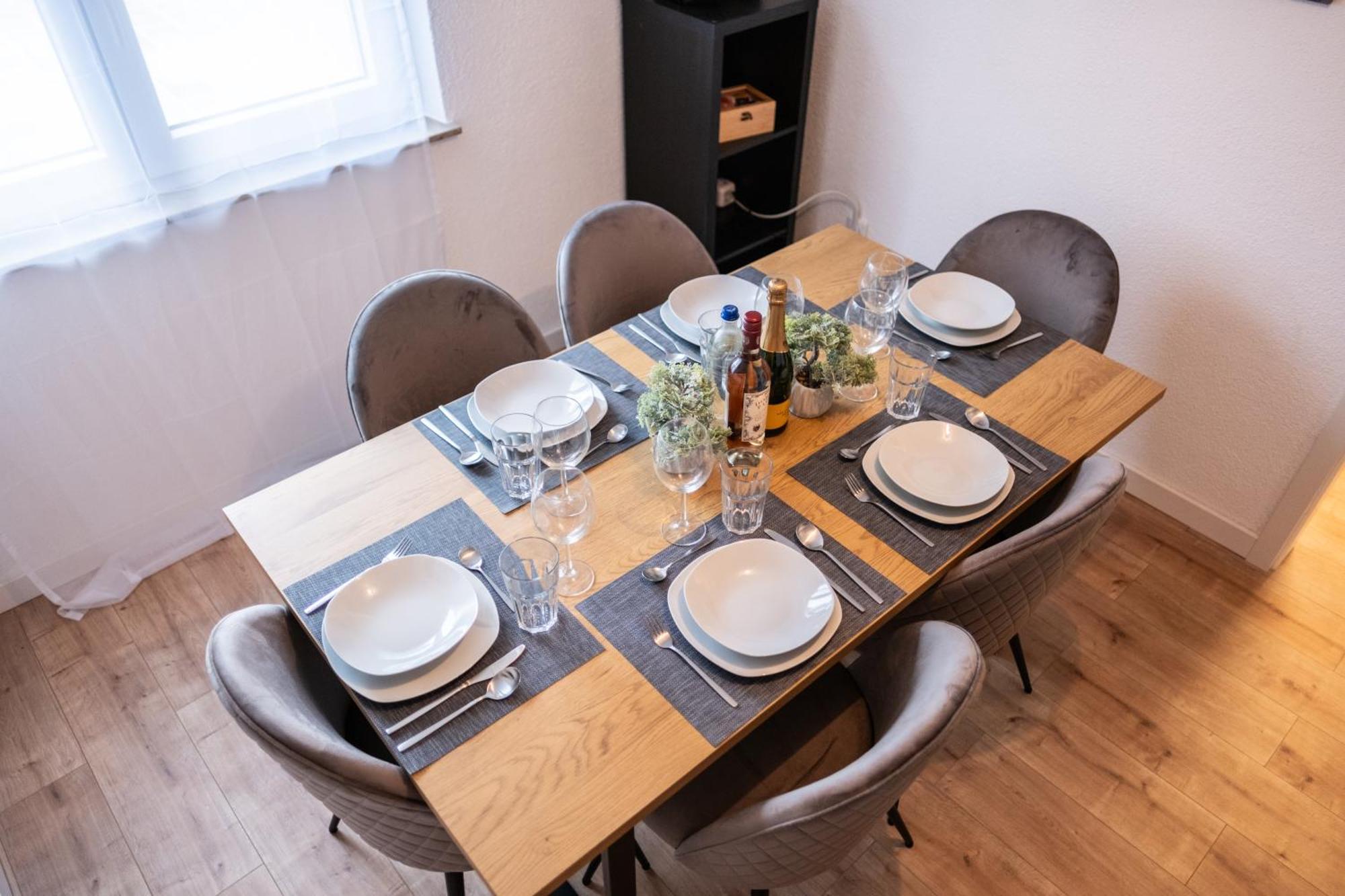 Klassen Apartments! Stadtnahes Ferienhaus* Mit Terrasse In Aulendorf * Fuer 6-8 Personen المظهر الخارجي الصورة